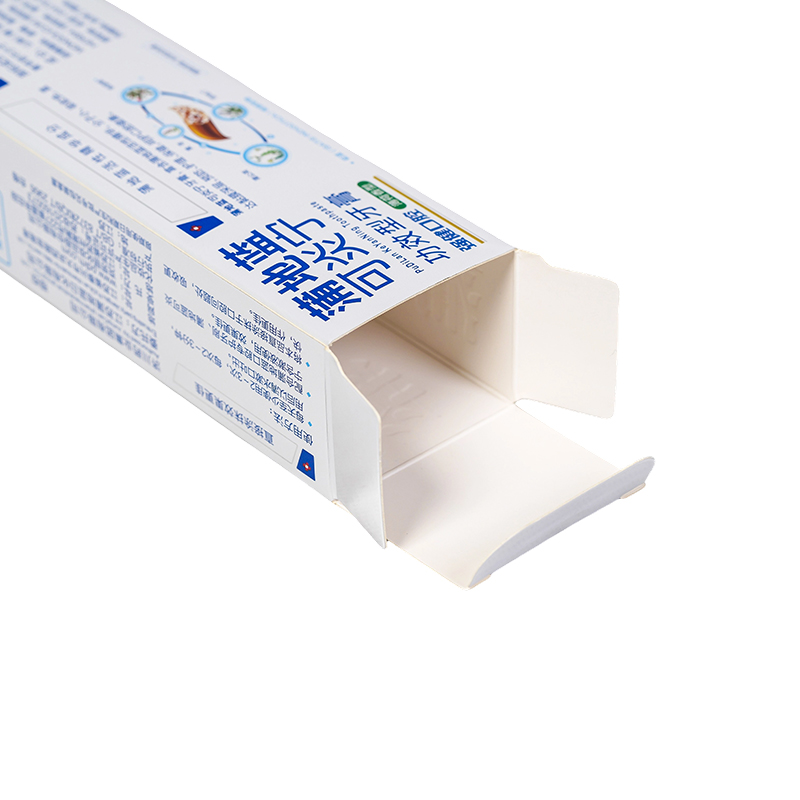 350g thẻ trắng UV In ấn cần thiết hàng ngày bao bì giấy, hộp đánh răng